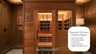 Full Spectrum Outdoor Infrared Sauna Tour: Low EMF, Weather‑Ready &mdash; Big Sale @ SpiritualQuest com