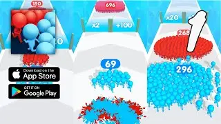 Count Stickman: Run Master 3D Gameplay Walkthrough Part 1 - Level 1 ~ 30 (Android, IOS)