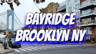 🔴 Exploring Bayridge Brooklyn NY and Verrazzano-Narrows Bridge area of Brooklyn NY January 2 2022