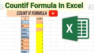 Countif Formula in Excel #excel #countif #exceltips #exceltutorial #excelformula