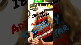Ibanez Gem Steve Via style guitar w/monkey grip Floyd Rose Tremelo, low action Roland Micro Cube Amp