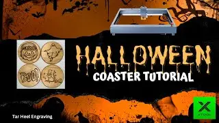 Xtool Designs - Halloween Haunted Coasters