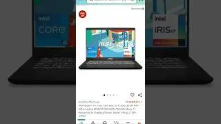 MSI 14 Laptop @ ₹36,490 | 13th Gen Intel i5 + FHD Display Combo#shorts