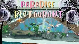 Paradise Restaurant in Sims 3 |  Speed Build 🌺