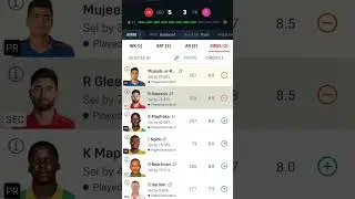 SEC VS PR 🏆👀🔥#bestdreamteam #dream #cricketteam #t20cricket #sat20league