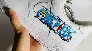 One Piece Custom Air Force1 WHOOLE STRAW HAT CREW!
