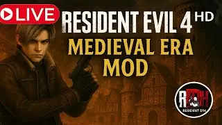 Leon em plena Idade M&eacute;dia?! Resident Evil 4 UHD Medieval Mod | Live Resident Dih