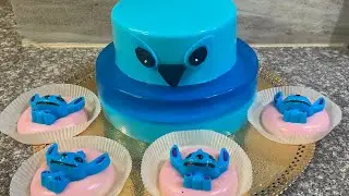 💥GELATINA sabor CHICLE 📌 tematica STICH‼️ PASO a PASO‼️