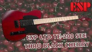 ESP LTD TE-200 SEE THRU BLACK CHERRY
