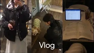 Vlog | 취업 스트레스 많이 받을 거야 ~ 🤯💥 • 스트레스는 모르겠고 그냥 많이 먹는 일상 🥄 • 겨울 ootd 👚 • 취업캠프 가보기....🐂 • 언박싱 📦