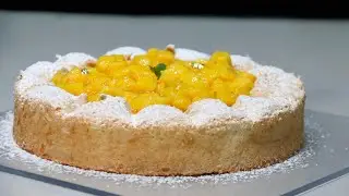 Tarta Dacquoise de Mango y Maracuyá /Mango and Passion fruit Dacquoise Cake