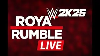 WWE 2K25 ROYAL RUMBLE LIVE | 30-Man Battle | Epic Eliminations | PlayFit Gaming 🔥 #wwe2k25