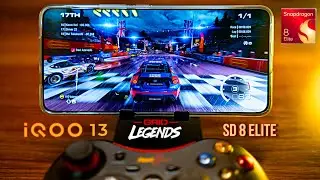 GRID Legends Gameplay vs Snapdragon 8 Elite - iQOO 13 | 60 FPS Mod | First Modern AAA Android Game 🔥