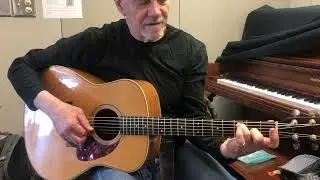 Beginning Guitar lesson. C major scale.