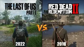 The Last of Us Part I vs Red Dead Redemption 2 - Physics and Details Comparison