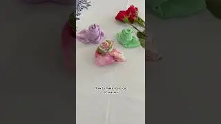 How to make roses out of scarves? #funny #realwaystomakemoneyfromhome