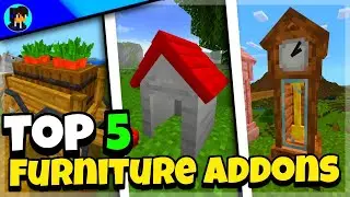 5 FREE FURNITURE ADDONS for Minecraft! (2024)