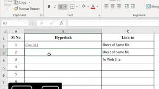 How to create Hyperlinks in Excel to Navigate easily within and outside Excel