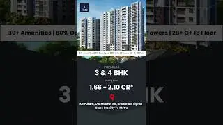 Pride Euphora | Luxury 3 & 4 Bedroom Apartment in OLD MADRAS ROAD