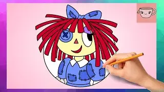How To Draw Ragatha's Door Icon from The Amazing Digital Circus | Cute Easy Drawing Tutorial