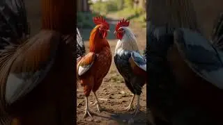 Rooster Fighter #RoosterFight #AnimalFight #RoosterShowdown #ChickenFight #RoosterBattle #shorts