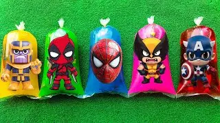 MARVEL AVENGERS: Superman, Ironman, Hulk, Venom, Blackpanther, Spiderman, Deadpool, Thanos