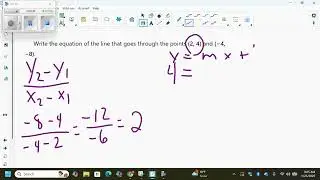 Equations of Line 12