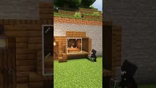 Minecraft Starter Mountain House🏠#minecraft