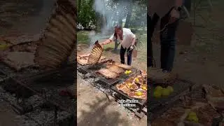Asado argentino. #asar #argentina #costillar #asadoargentino #carne #momentos