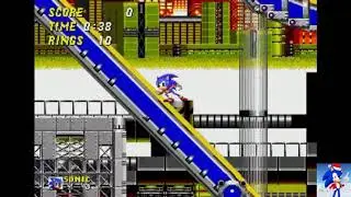 Sonic 2 Simon Wai Prototype - Walkthrough #2 | Chemical Plant Zone: Act 1