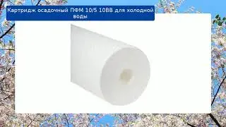 Картридж осадочный ПФМ 10/5 10BB для холодной воды обзор