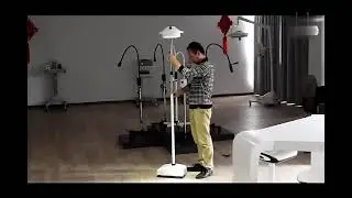 GreatLife Dent 72w 24 Leds 30000Lux Cold Shadowless Operation Lamp Moveable Floor Stand Examination