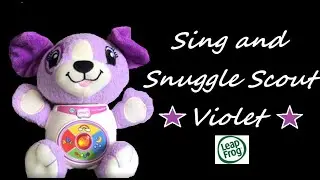 Sing & Snuggle Scout Violet Soft Toy Musical ABC Alphabet Leap Frog Dog