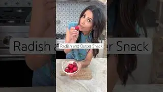 Radish and Butter Snack Recipe! #radish #snacks