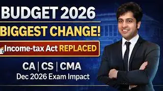 Union Budget 2026: Income-tax Act 2025 Replaced | What Are Corporate Mitras? | CA CS CMA