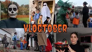 Vlogtober 2022 | Halloween Day! *Giving out candy*
