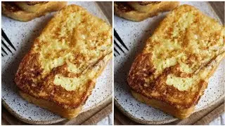 Bread Toast | Simple Milk Toast Recipe | Bread, Butter, Sugar, Milk | Foodworks.