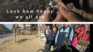 Giveaway money and some #cake to the #locals||Manipur||love