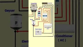 engry & Dp switch connection #Ac #geyserwiring