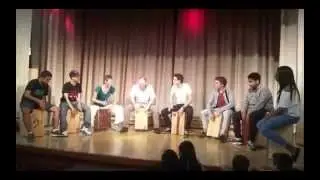 Cajons im Sommerfest der Kenyongasse 2015