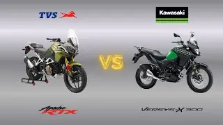 TVS Apache RTX против Kawasaki Versys-X 300 | Лучший 300-кубовый мотоцикл для путешествий? Полное...