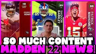MUT 22 CONTENT REVEALED! SO MUCH CONTENT! NEW PROMOS & PLAYERS! MADDEN 22 ULTIMATE TEAM!