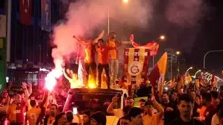 Sivas'ta Tarihi Gece! Galatasaray'ın 25. Şampiyonluğu Böyle Kutlandı!