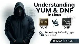 Understanding YUM & DNF in Linux | YUM vs DNF | Repository & Config type Explained | RHCSA | Part 39
