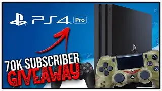 PS4 Pro + CUSTOM Jason Controller GIVEAWAY! | 70k Subscriber Special