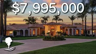 Inside a $7,995,000 CUSTOM Estate with PANORAMIC VIEWS in Rancho Santa Fe