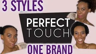 3 Hairstyles For Natural Hair | One Brand | Perfect Touch | South African Youtuber