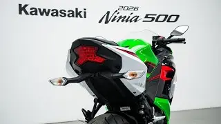 Новый Kawasaki Ninja 500 2026 года наконец-то выпущен!!!