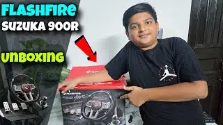 UNBOXING A BRAND NEW STEARING WHEEL : FLASHFIRE SUZUKA 900r RACING WHEEL
