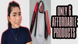 SIMPLE MAKEUP ONLY 6 AFFORDABLE PRODUCTS/OFFICE LOOK (PHILIPPINES)